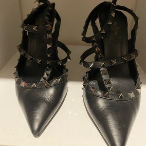 Valentino Rockstud Leather 100mm Pumps